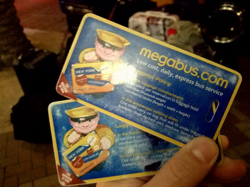 megabus bag policy