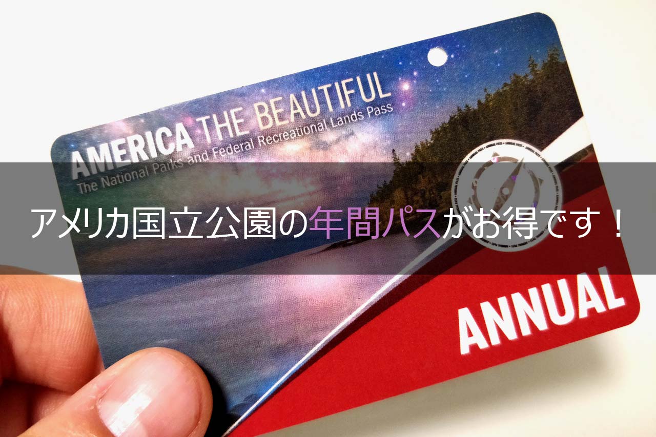 America the Beautiful  アメリカ 国立公園 年間パス