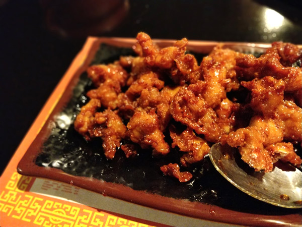 鶏肉のオレンジソース和え