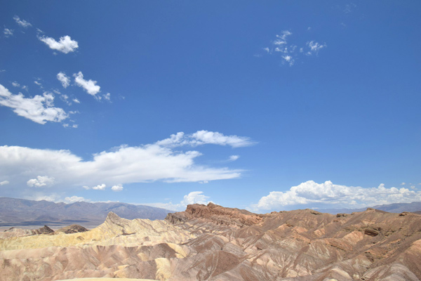 デスバレー国立公園 ザブリスキーポイント(Zabriskie Point)