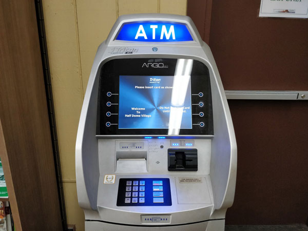 ATMが設置されている