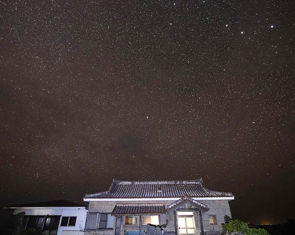 Shima Hotelから見える星空